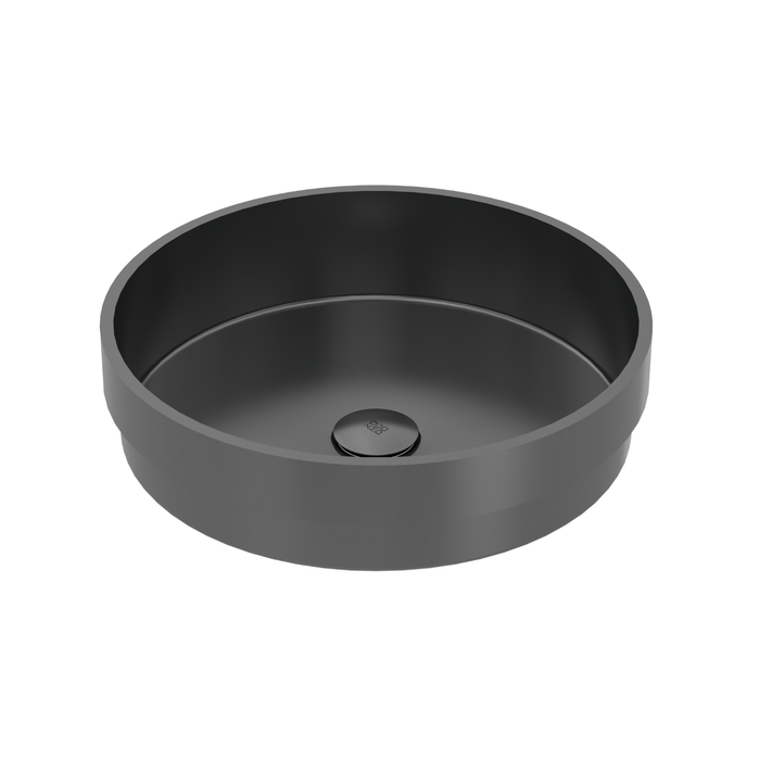 16" Semi-Recessed Round Lavatory Vanity PearlArc Collection