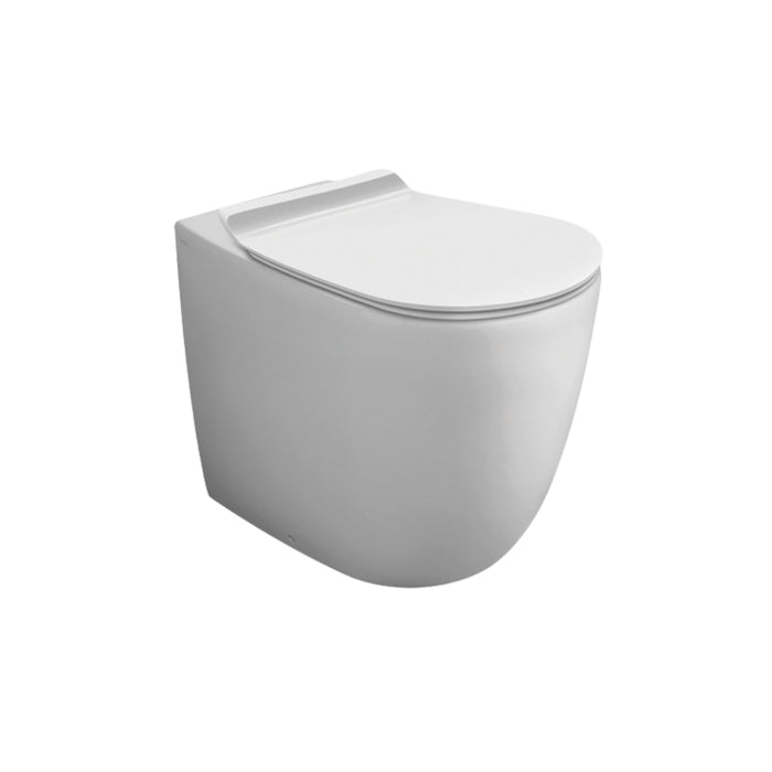Rimless toilet with seat – Vignoni Vertigo Collection