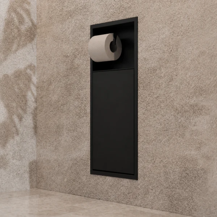 Zvelt 24 x 10.5 in. wall-mounted toilet niche with integrated storage