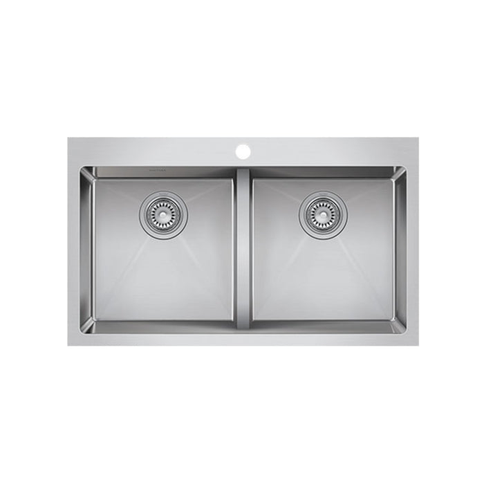 Double top-mount kitchen sink Zen Collection