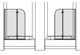 58" Bath Screen Monaco Collection