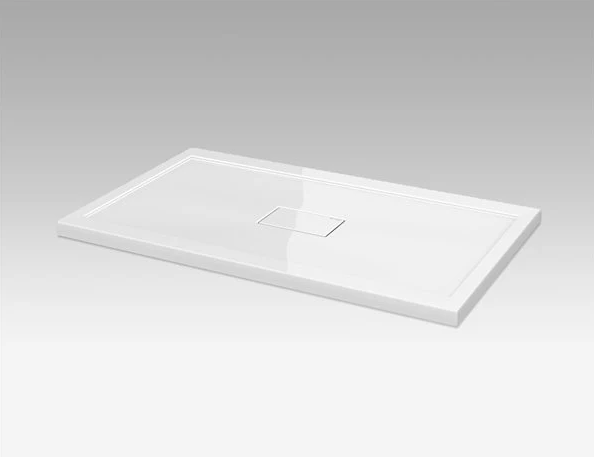 Base de Douche Quad 60" x 36" avec cache drain au centre