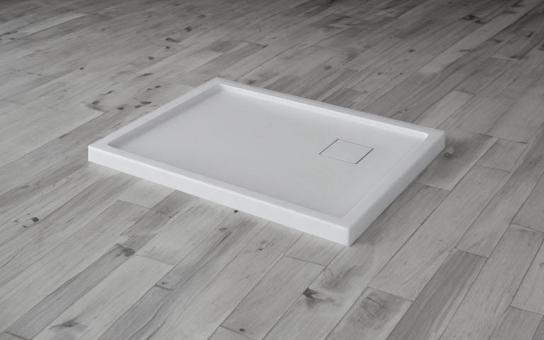 48 x 36 shower base with left corner drain