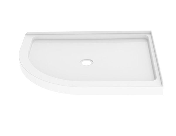 Corner shower base half-round ADR Collection