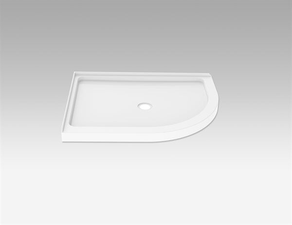 Corner shower base half-round ADR Collection