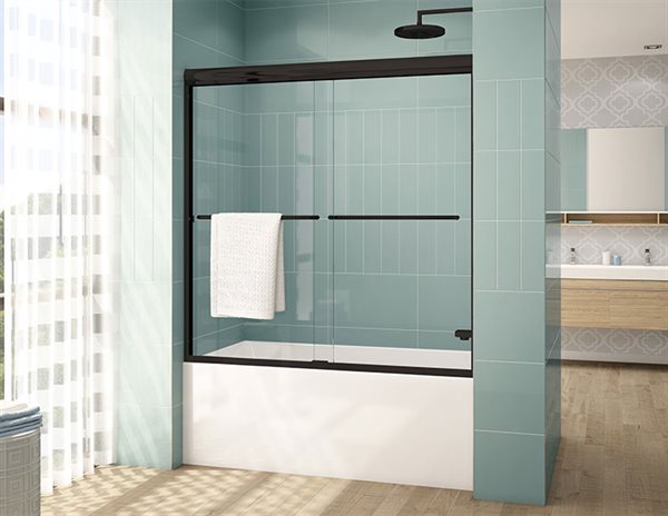 60" Cordoba Plus Collection Sliding Alcove Bathtub Door