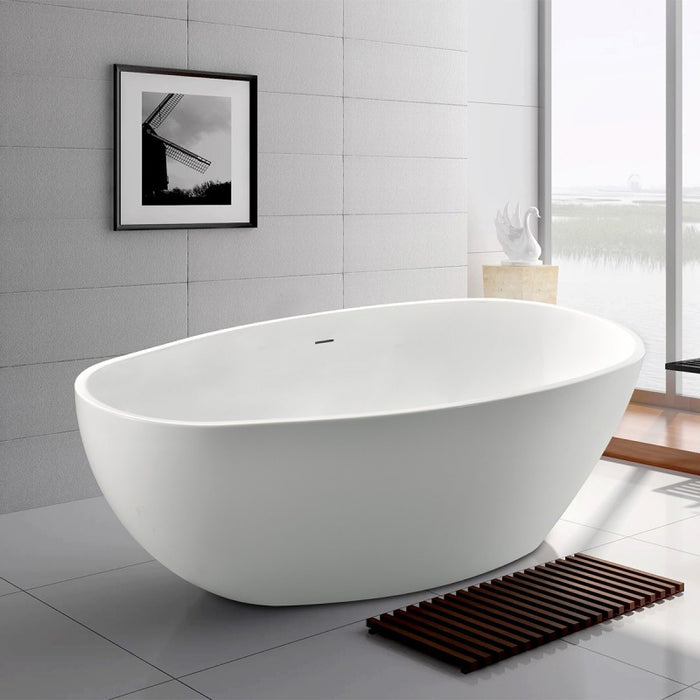 59" Daria Collection Freestanding Bathtub