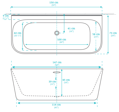 Freestanding bathtub WE Collection