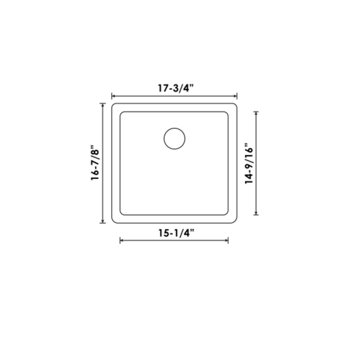Virtuo Collection Single Granite Undermount Bar Sinks