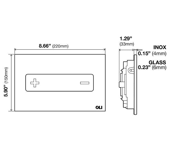 Plaque de commande Collection Oceania