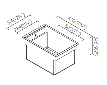 Ensemble d'évier de bar