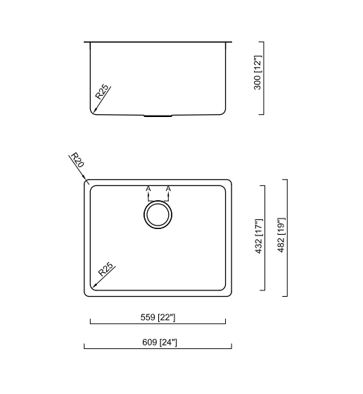 Black Laundry Sink and Orizuro Kitchen Faucet Duo