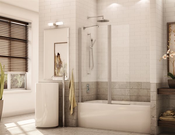 Pivot Bath Screen 58" Siena Collection