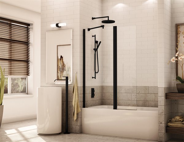 Pivot Bath Screen 58" Siena Collection