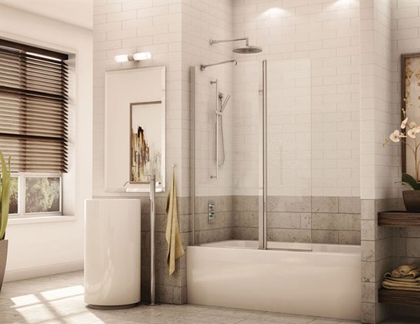 Pivot Bath Screen 58" Siena Collection