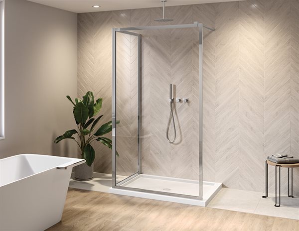 79" Fixed Corner Shower Screen Elera Collection
