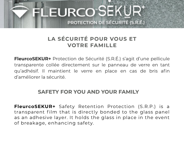 Portes de douche coulissantes 2 cotés 79" Collection Select K2