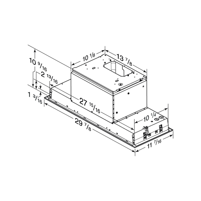 Hotte encastrable de 30 po Collection BBN