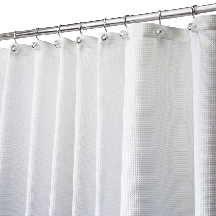 Fabric shower curtain iDesign collection