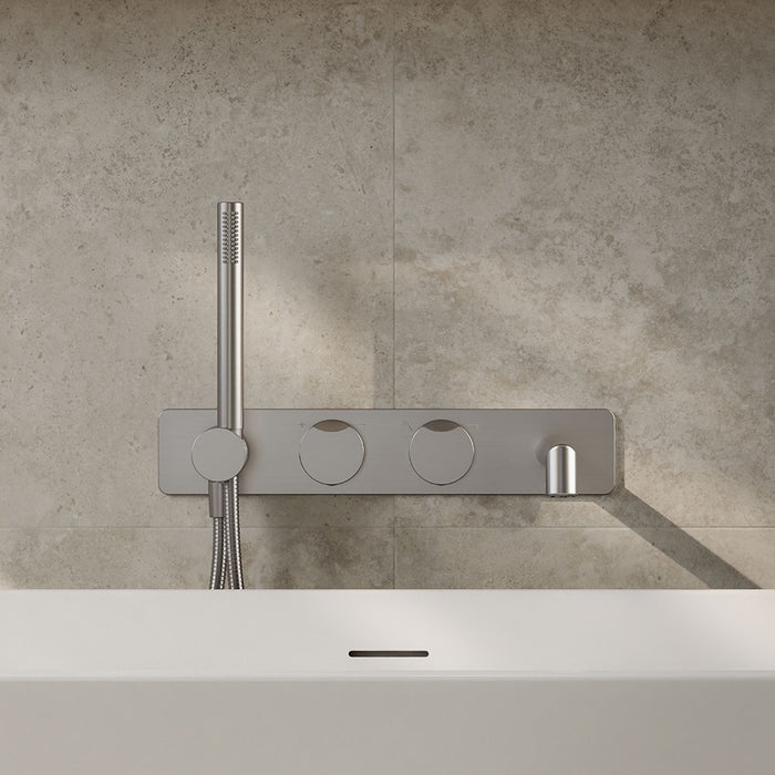 Robinet de bain mural avec douchette Collection Moon