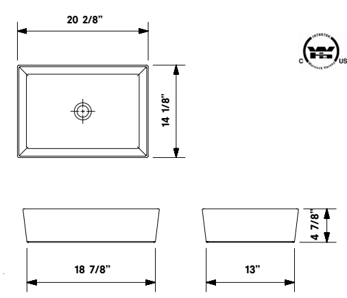 Flex Collection Washbasin without overflow