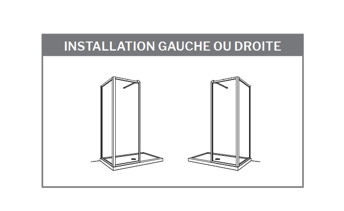 79" Fixed Corner Shower Screen Elera Collection