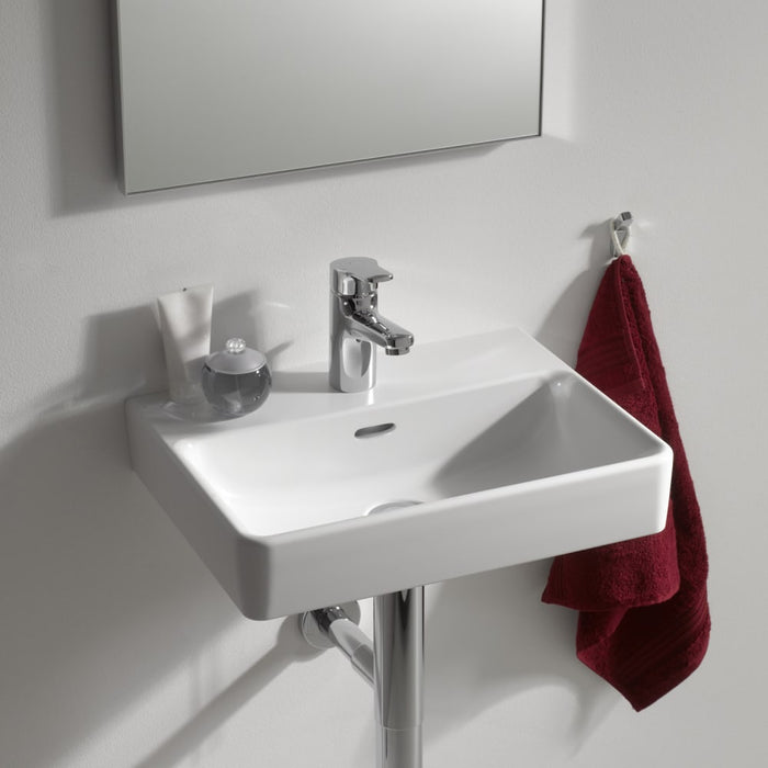 White Semi-Recessed Basin