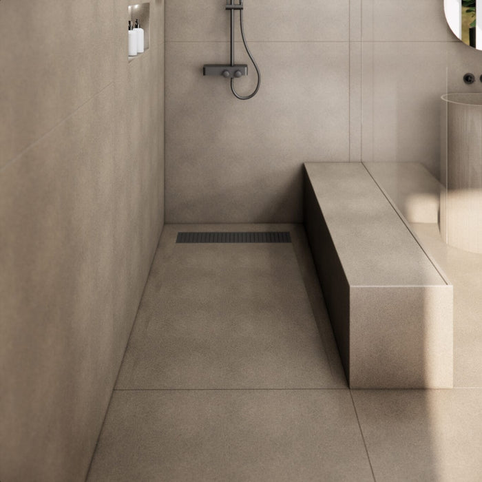 Base de douche en béton Linea