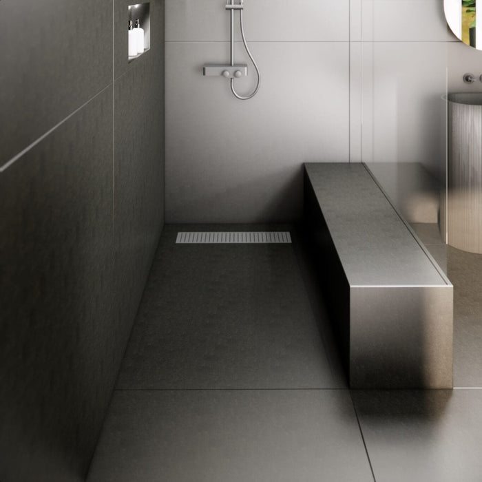 Base de douche en béton Linea
