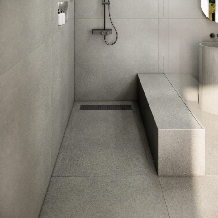 Base de douche en béton Linea