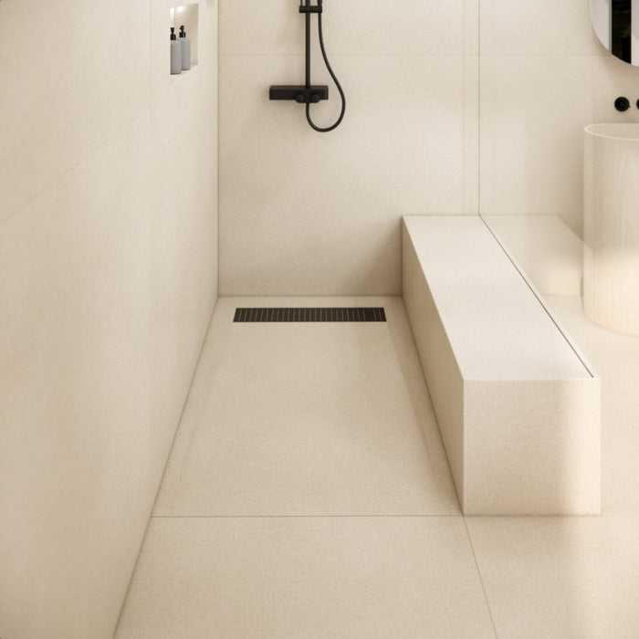 Base de douche en béton Linea