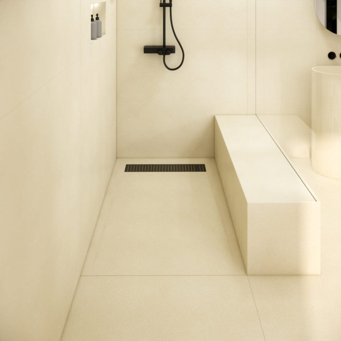 Base de douche en béton Linea