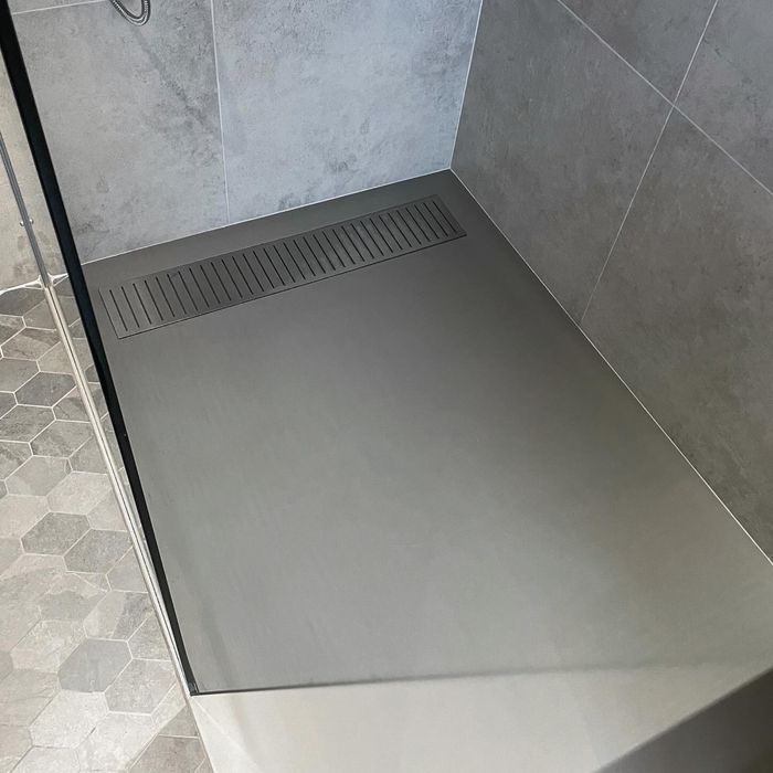 Concrete shower base Linea