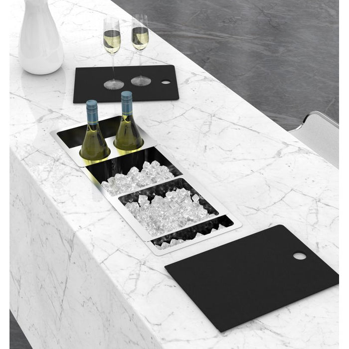 Duo évier Party noir et robinet de cuisine Orizuro