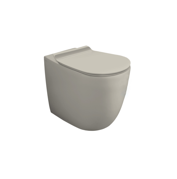 Rimless toilet with seat – Vignoni Vertigo Collection
