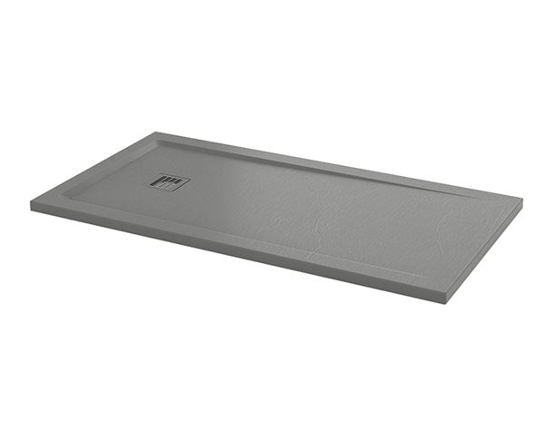 Base à seuil bas avec drain décentré Collection Tavia 2.0