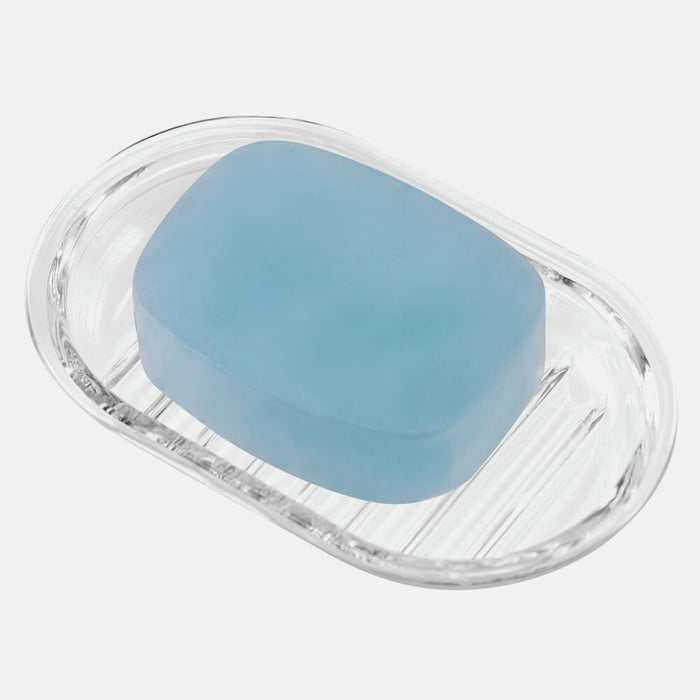 Clear soap dish (plastic)