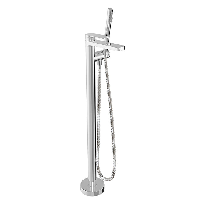 Floor mounted bath faucet with hand shower PETITE Collection