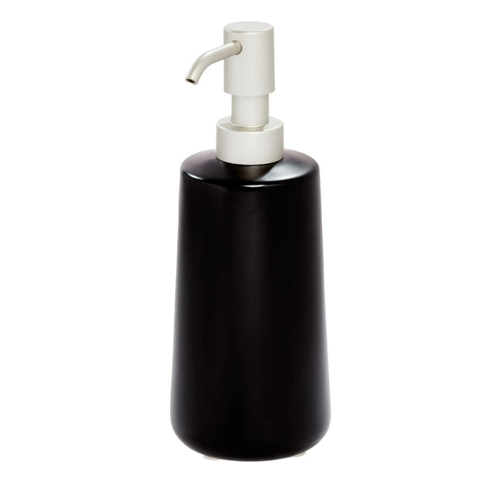 Grand Collection Eco vanity black ceramic lotion dispenser