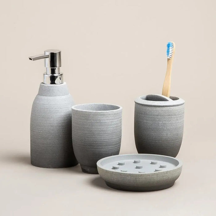 Resin toothbrush holder Greystone Collection