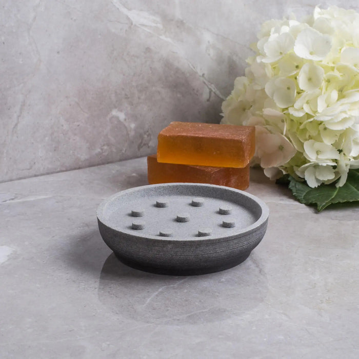Resin soap dish Greystone Collection