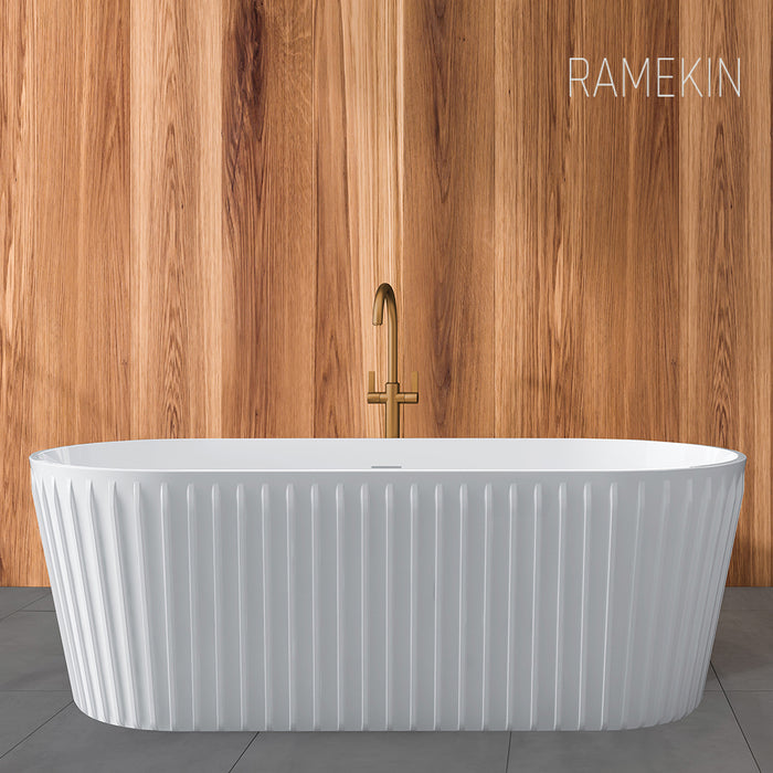 63" Freestanding Bathtub Ramekin Collection