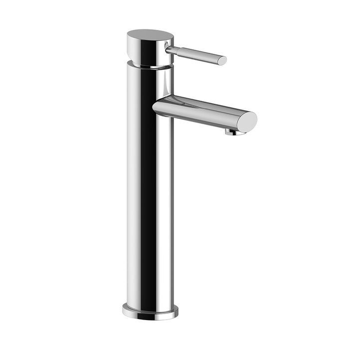 Single-hole raised lavatory faucet with drain Worgl Collection