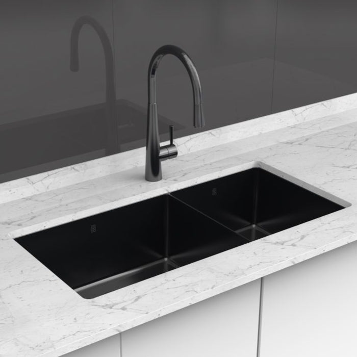 Double Undermount Kitchen Sink PearlArc Cayman Collection