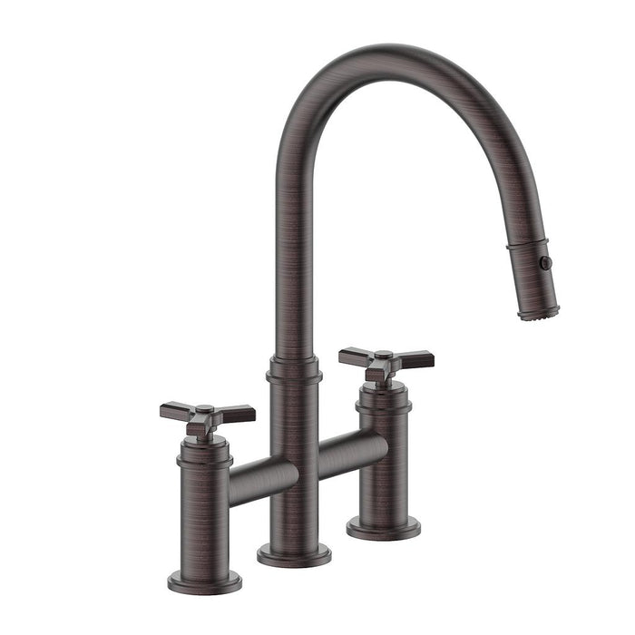 Kitchen faucet with 3 handles Collection Zehn