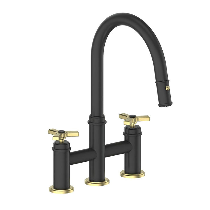 Kitchen faucet with 3 handles Collection Zehn