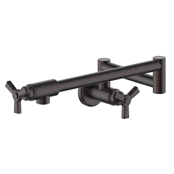 Wall-mounted filler tap with 3-leg handles Collection Zehn