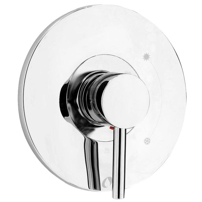 Balanced pressure shower valve