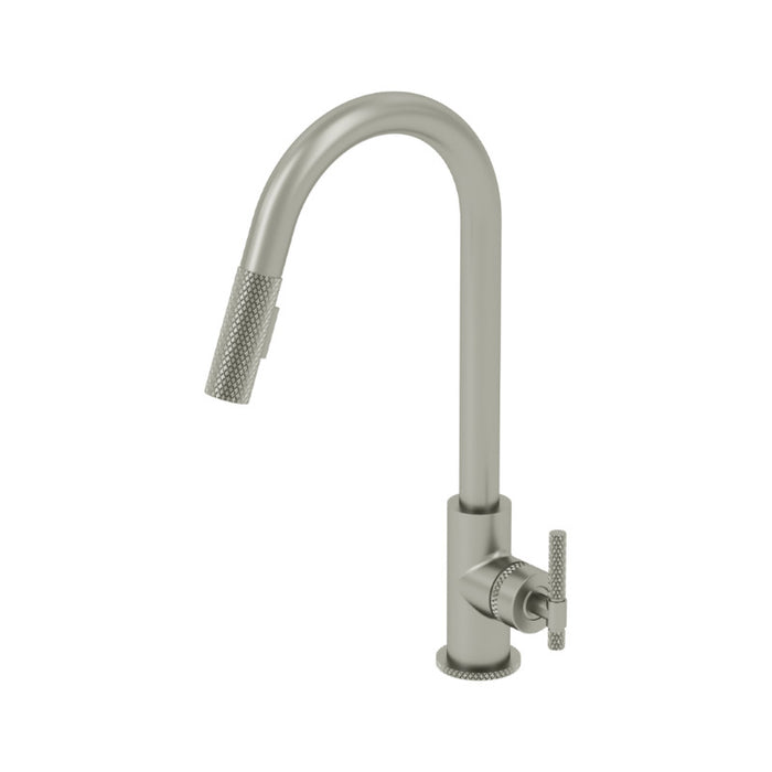 Single lever kitchen faucet with retractable hand shower 2 functions Bellacio Collection