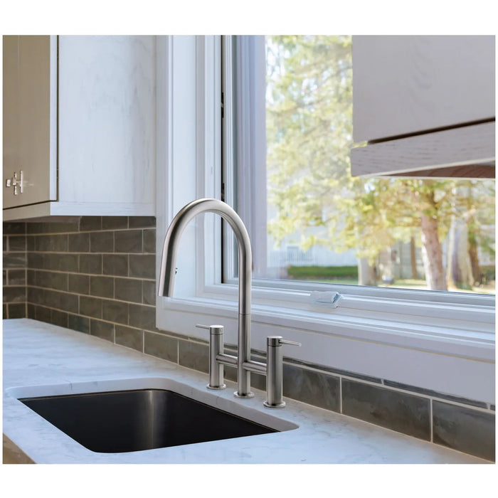 Pull-Down Kitchen Faucet Bridge Azure Collection 